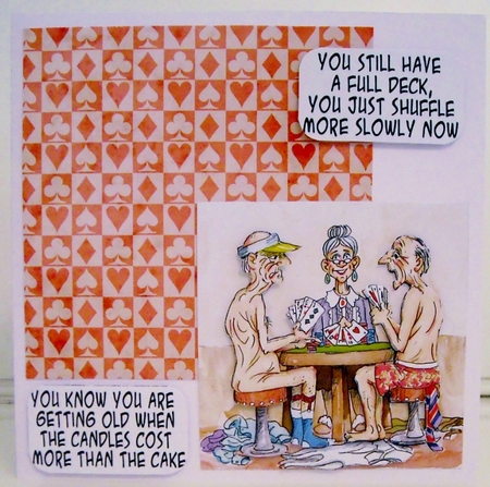 The Wrinklies Decoupage - Royal Flushed by Pam Stubley