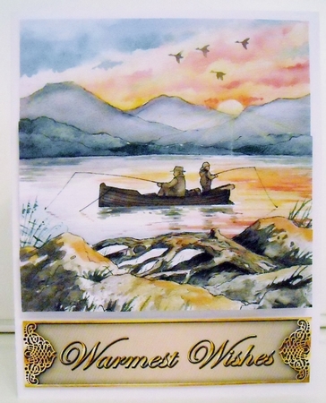 Trinitage - Sunset Fishing by Pam Stubley