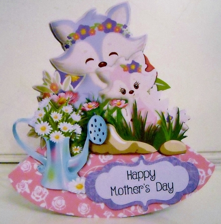 Mummy & Me x2 Rocker Card and Envelope Mini Kit by Pam Stubley