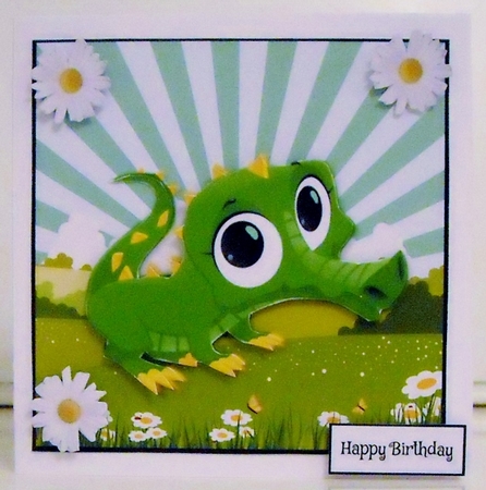 Aligator Big Eyes by Pam Stubley