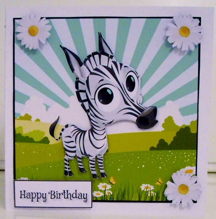 Zebra Big Eyes by Pam Stubley