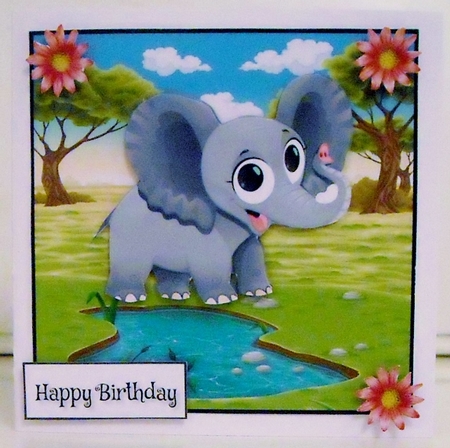 Elephant Big Eyes by Pam Stubley
