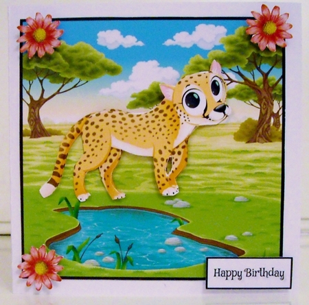 Leopard Big Eyes by Pam Stubley