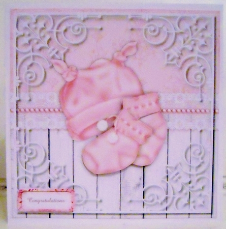 Sweet baby Girl  Quick card by Pam Stubley