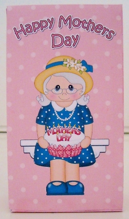 Mothers Day Gift Bag Mini Kit - Old Lady Hyacinth has a Mothers Day Cake by Pam Stubley
