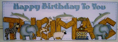 Noahs Ark Names - THOMAS by Pam Stubley