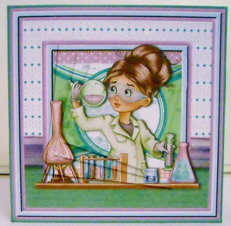 Science Geek Twisted Pyramage Mini Kit by Pam Stubley