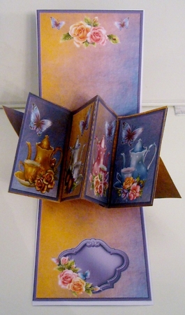 A Lovely Cuppa Twist & Pop Card by Pam Stubley