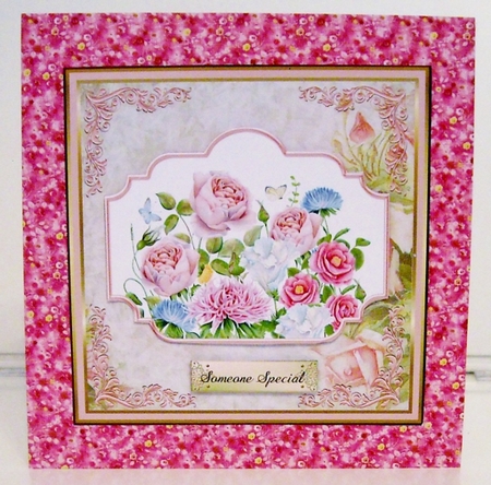 Arrangement of mixed flowers by Pam Stubley