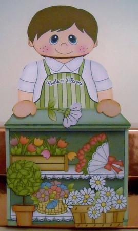 3D On the Shelf Card Kit - Little Buds n Blooms  Florist Zane by Pam Stubley