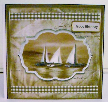 Sailing at dusk by Pam Stubley