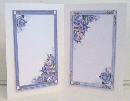Mauve Roses Inserts by Pam Stubley