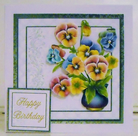 Pretty Pansies by Pam Stubley