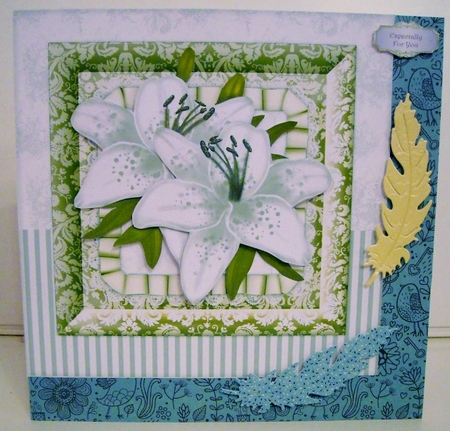 White Lilies Step by Step by Pam Stubley