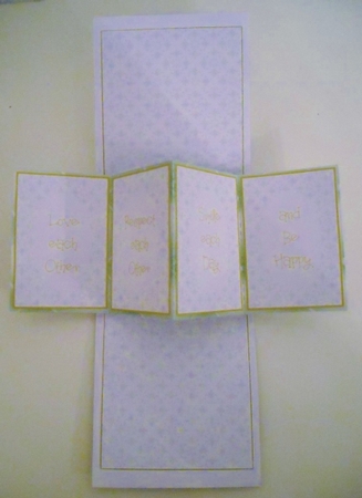 Elegant Wedding Twist & Pop Up Card by Pam Stubley