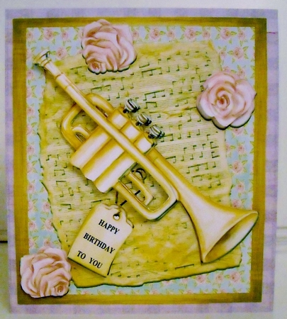 Birthday - Musical Instrument - 5 by Pam Stubley