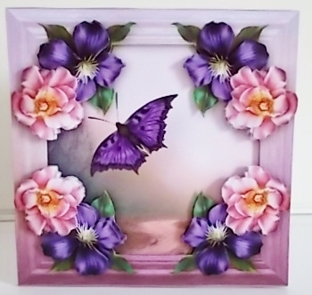 The Road Home - Flower Frame Card Mini Kit by Pam Stubley