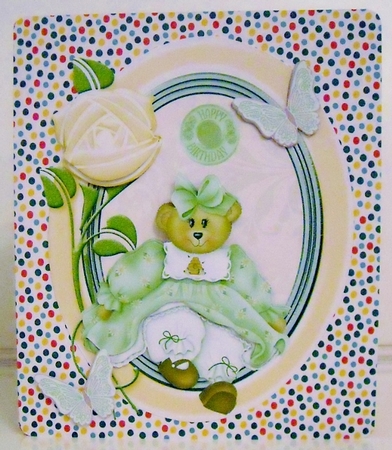Dressed up Bear by Pam Stubley