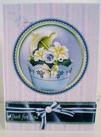 Floral Cupcake by Pam Stubley