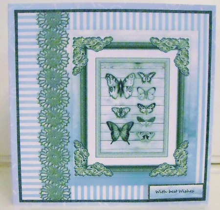 Male card Vintage Butterflies by Pam Stubley