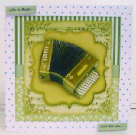 Male Card Music by Pam Stubley
