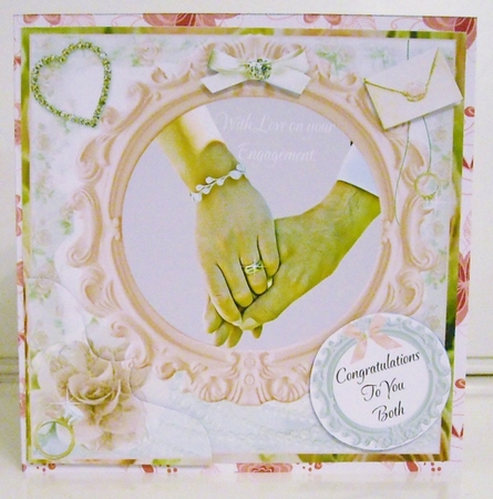 ENGAGEMENT - ROSES BACKED by Pam Stubley