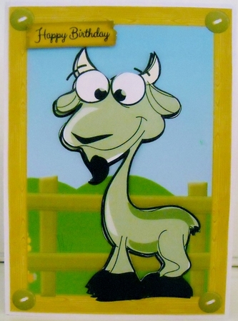 Funny Grey Goat by Pam Stubley