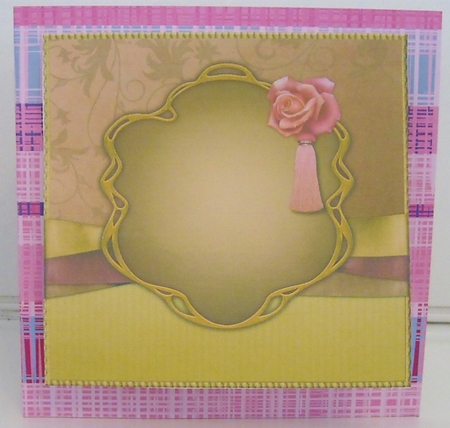 Classic Hat, Shoes & Roses Quick Card INSERT by Pam Stubley