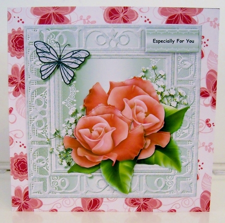 Silver Frame Royal Roses by Pam Stubley