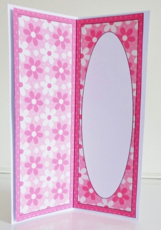 Pink daisy insert 1 by Pam Stubley