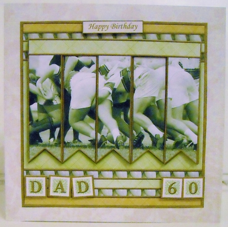 RUGBY 7.5 Alphabet and Age Quick Card Kit Create Any Name by Pam Stubley