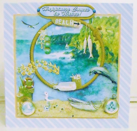 Happiness Comes in Waves Mini-Kit by Pam Stubley