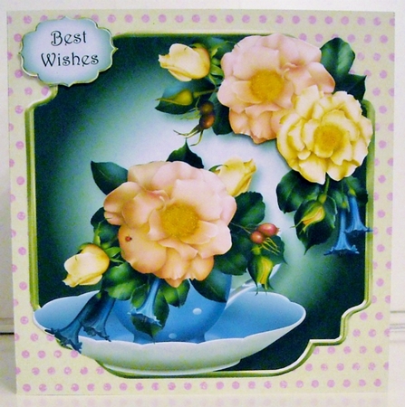 The Midnight Garden - Teacup & Saucer by Pam Stubley