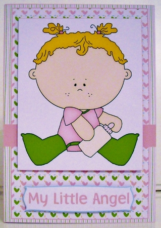Baby Girl 1 - Mini Card Kit with Mixed Sentiments by Pam Stubley