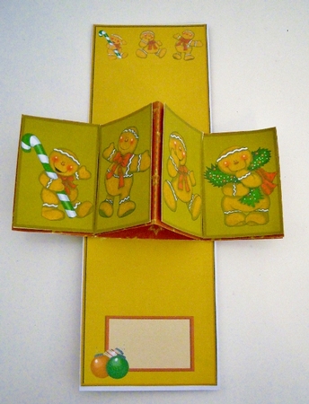 Gingerbread Christmas Twist & Pop Card Kit by Pam Stubley