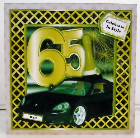 Special Birthday Sports Car - Age 65 by Pam Stubley