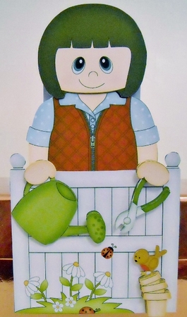 3D On the Shelf Card Kit - In the Garden - All is Blooming for Leanne by Pam Stubley
