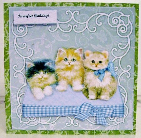Cute Vintage Kittens by Pam Stubley