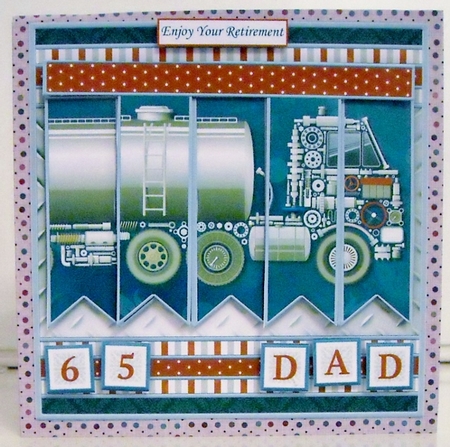TANKER LORRY 7.5 Alphabet and Age Quick Card Kit Create Any Name by Pam Stubley