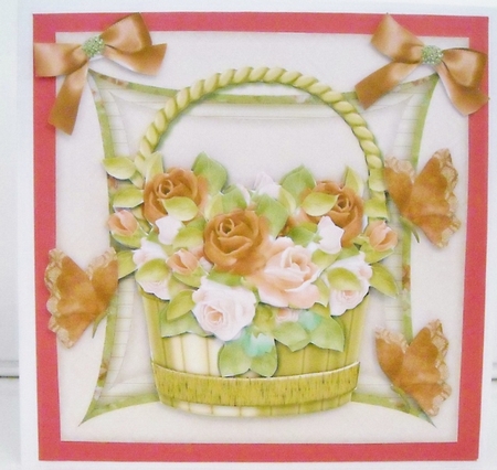 Basket Roses & Butterflies Mini Kit by Pam Stubley
