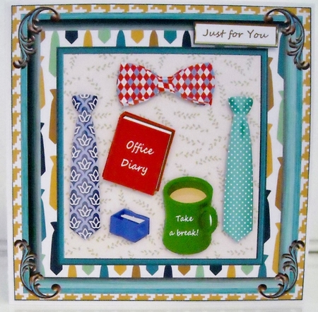 Ties and Tea Topper by Pam Stubley