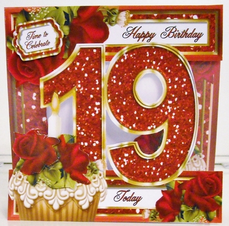 Special Ages Cupcakes and Sparkle - 19 Today by Pam Stubley