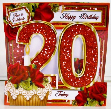 Special Ages Cupcakes and Sparkle - 20 Today by Pam Stubley