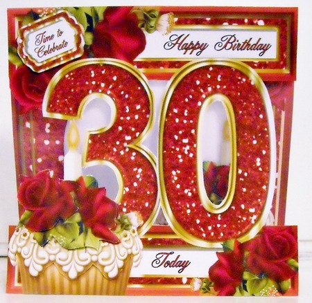 Special Ages Cupcakes and Sparkle - 30 Today by Pam Stubley