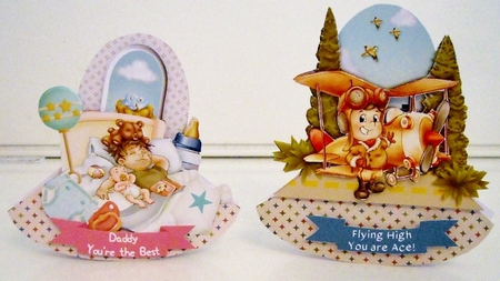 Just for Dad #1 Mini Rocker Card Kit. by Pam Stubley