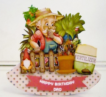 Just for Dad #1 Mini Rocker Card Kit. by Pam Stubley