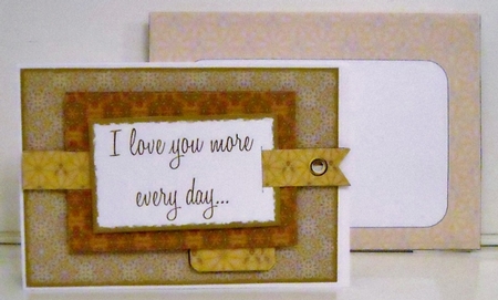 Horizontal Ribbon - Love You Every Day by Pam Stubley