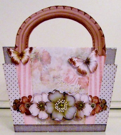 Vintage Handbag Card 1298 by Pam Stubley
