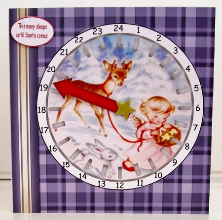 advent clock 3 by Pam Stubley