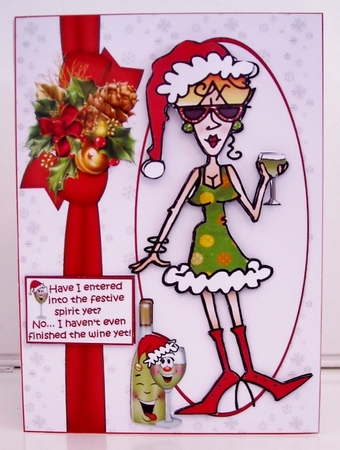 Rita in the festive spirit  by Pam Stubley